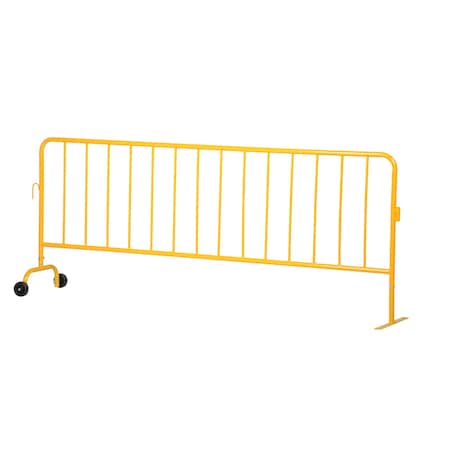 Vestil Crowd Control Interlocking Barrier PRAIL-102-HD-Y-WF